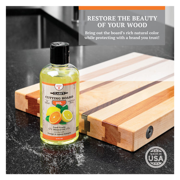 CLARK'S Bamboo Cutting Board Wax - Lemongrass Enriched – Clark's Online  Store