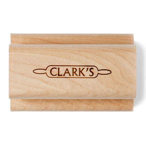CLARK'S Round Scrub Brush | Maple Construction (Made in USA)